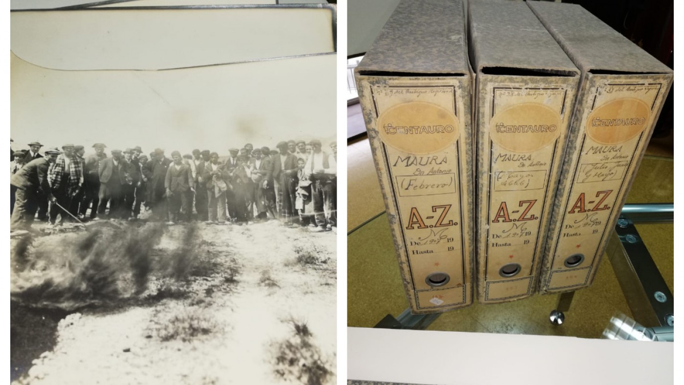Algunos de los documentos recuperados