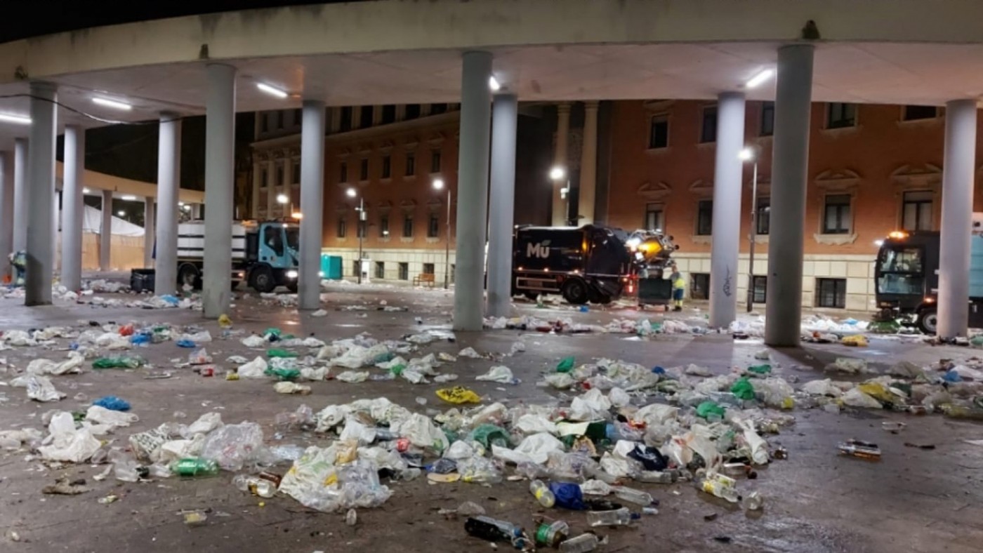 Recogen más de 73.000 kilos de basura durante la jornada del Bando de la Huerta