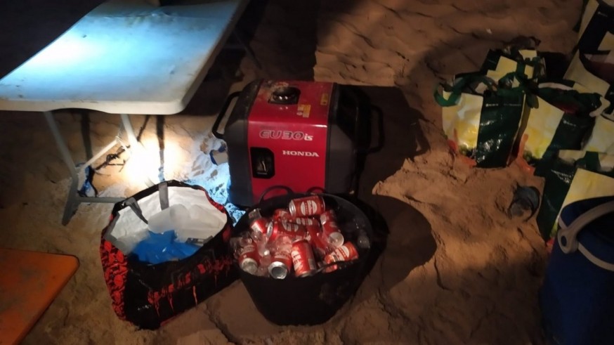 Preocupación por un macrobotellón planeado en La Manga Norte 