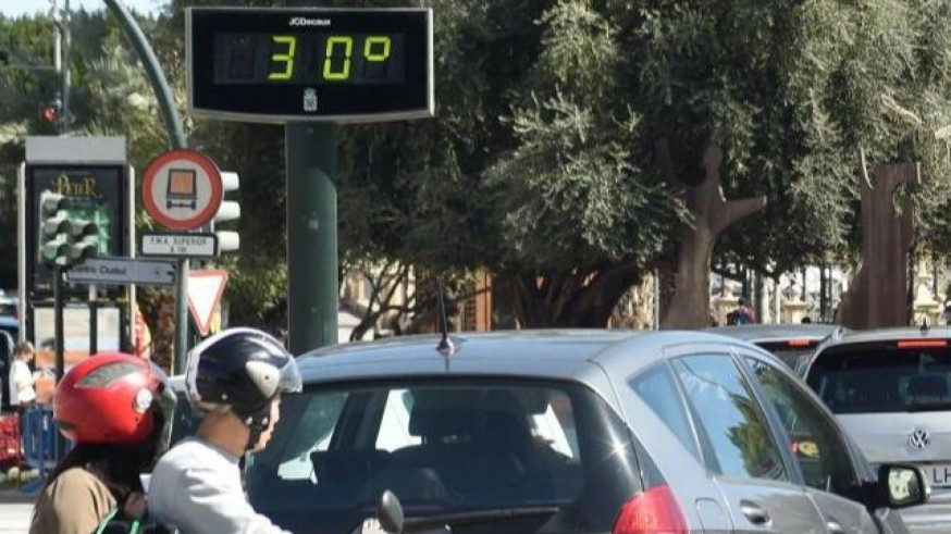 Los termómetros superarán los 30º el domingo en la Región