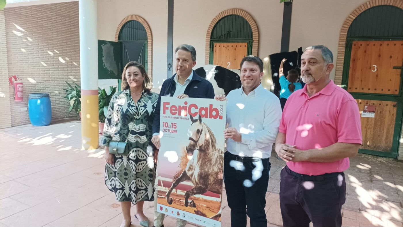 FERICAB reunirá en Lorca más de 140 caballos de Pura Raza Española