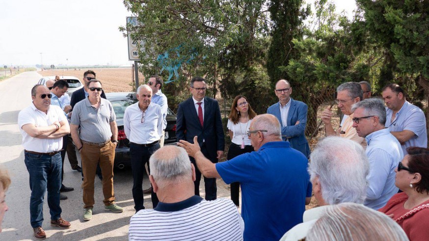 Visita de los técnicos de ADIF para comprobar el nuevo trazado del AVE