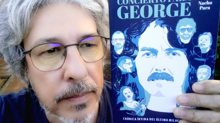 Nacho Para escribe un libro sobre el mejor Beatle, George Harrison