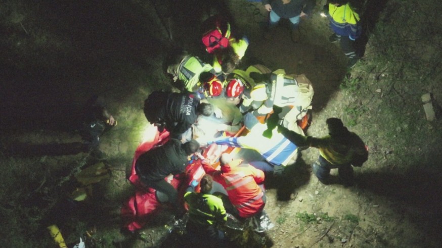 Rescatan de una zanja a un anciano que salió del Santa Lucía donde estaba hospitalizado