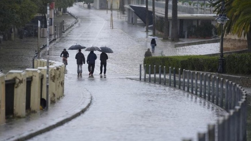 El Campo de Cartagena y Mazarrón podrían recoger acumulados superiores a los 60 litros por metro cuadrado esta madrugada