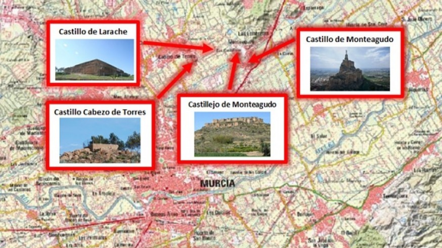 Con Sergio Pacheco, de Huermur, hablamos de los castillos ubicados en la zona de Monteagudo y Cabezo de Torres