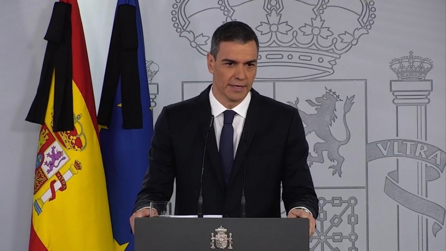 Sánchez anuncia que España cumplirá con el objetivo del 2 % de inversión en gasto militar este año