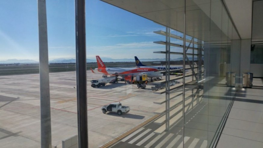 Imagen del aeropuerto internacional de la Región de Murcia