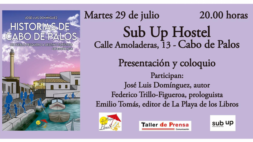 José Luis Domínguez presenta su nuevo libro sobre la historia de Cabo de Palos
