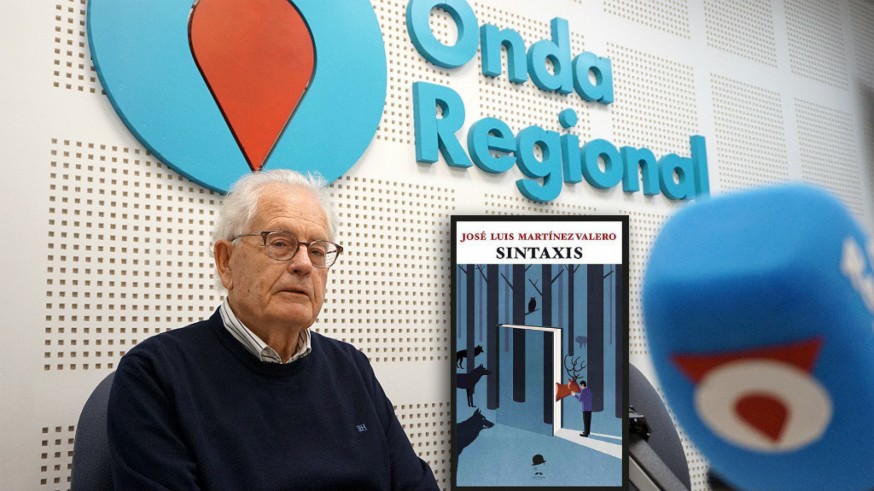 José Luis Martínez Valero y portada del libro 'Sintaxis'