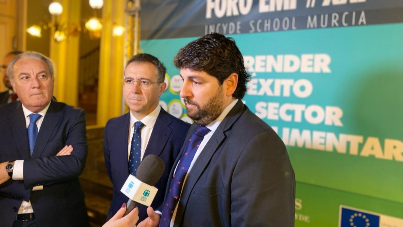 López Miras en el foro “Incyde School Murcia"