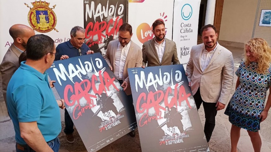 Presentación del concierto de Manolo García en Lorca.