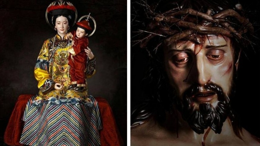 Santa María, emperatriz de China y un Cristo. YUSTE NAVARRO