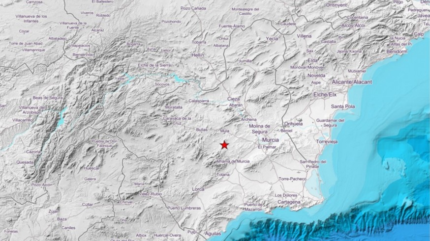 Terremotos en Pliego y Aledo de la misma magnitud, 2,2