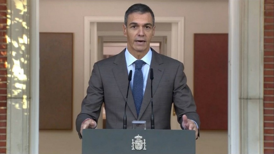 La Junta Electoral Central abre un expediente sancionador a Pedro Sánchez por una rueda de prensa en Moncloa
