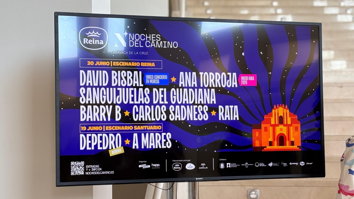 David Bisbal, Ana Torroja y Sanguijuelas del Guadiana encabezan ‘Noches del Camino’ en Caravaca de la Cruz