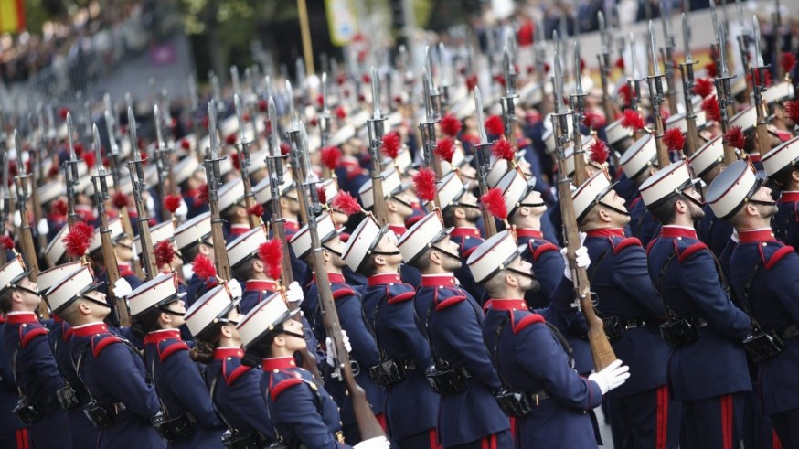 "El desfile muestra unas Fuerzas Armadas modernas y comprometidas con la seguridad nacional"