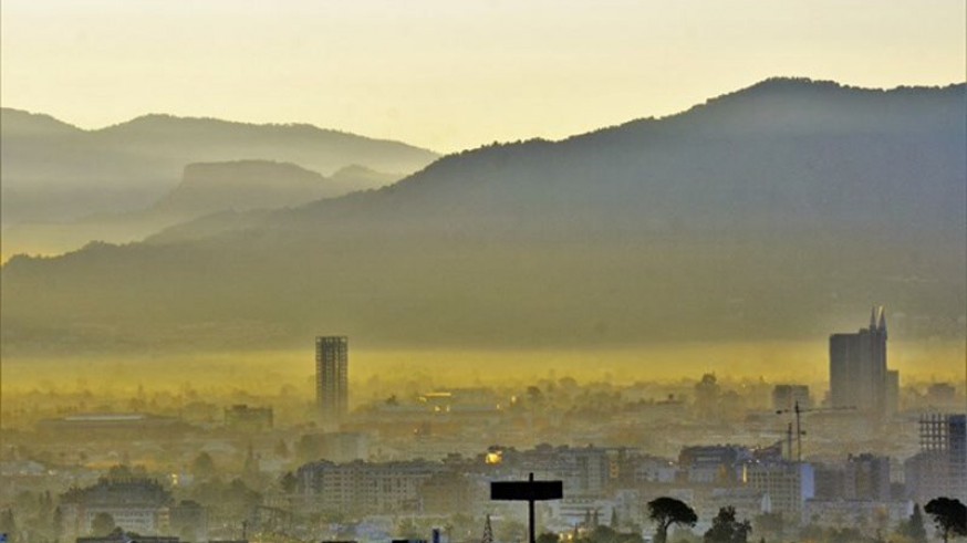 Contaminación sobre Murcia