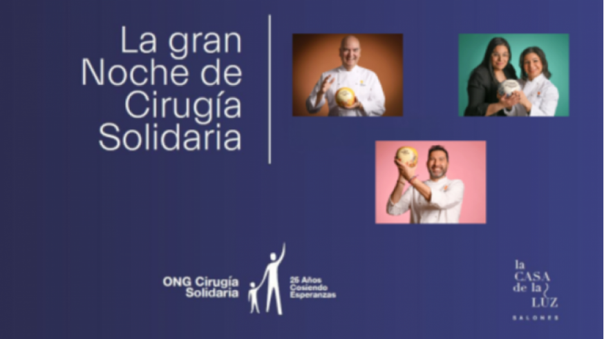 Cirugía Solidaria celebra su 25º aniversario con una gala gastronómica para financiar sus proyectos humanitarios