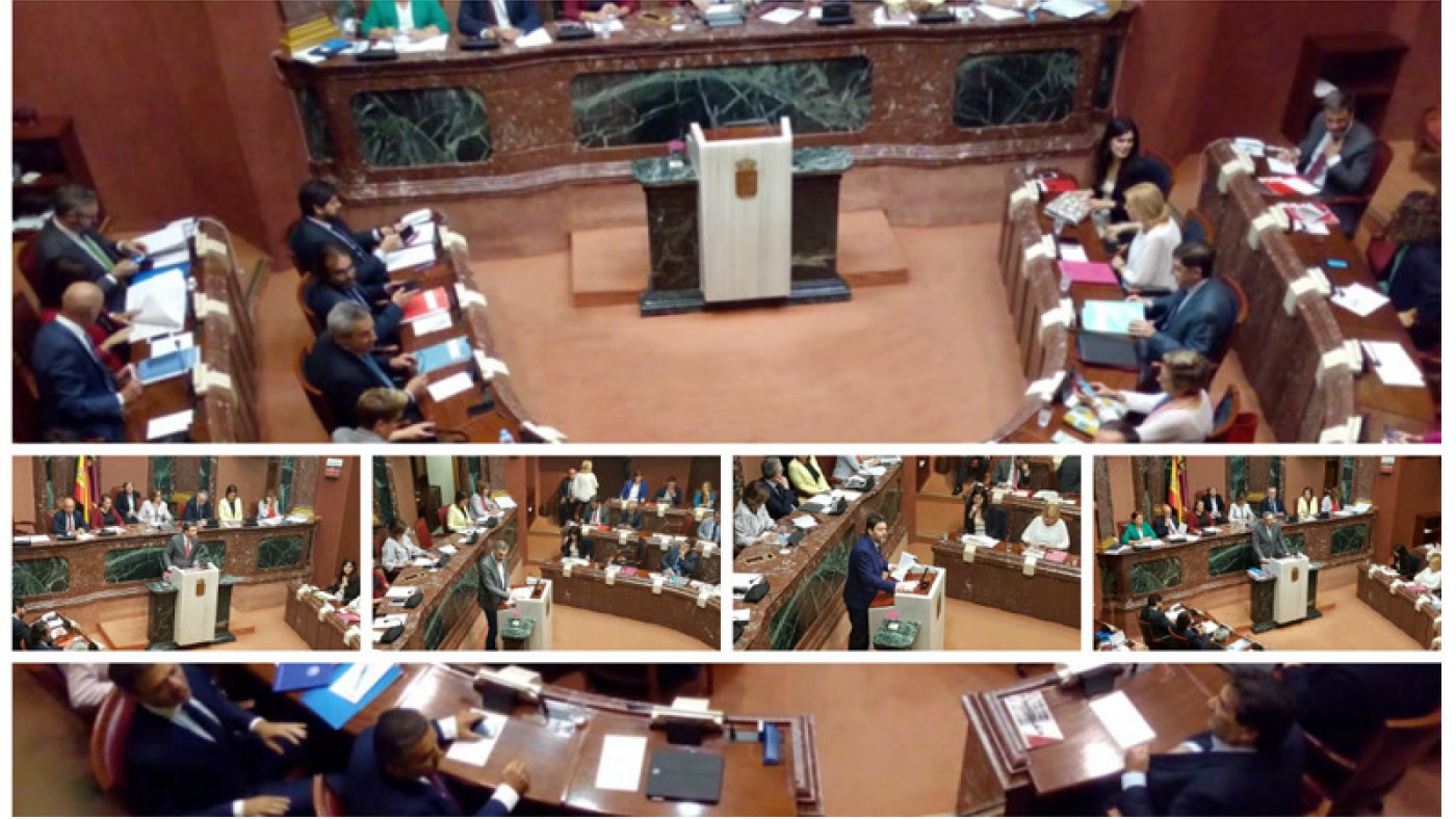 Los grupos parlamentarios intervienen en el Debate sobre el Estado de la Región