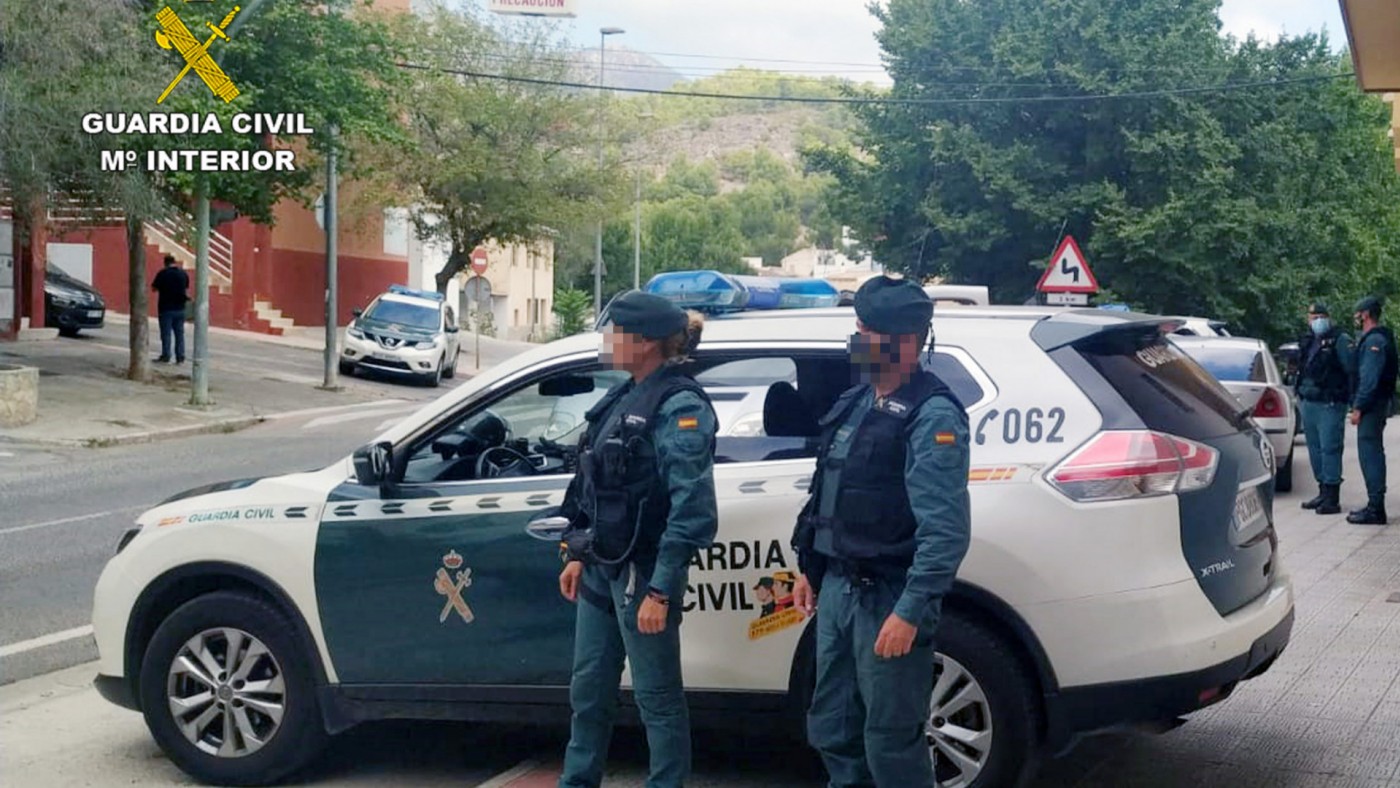Operación de la Guardia Civil en Caravaca