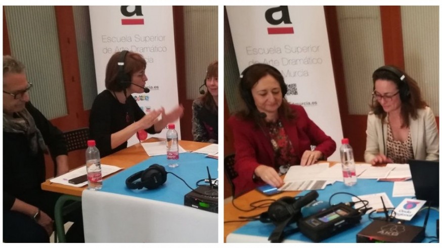 Paco Alberola, Ana Casas, Sofía Eiroa, María Dolores Galindo y Sonia Murcia en la ESAD