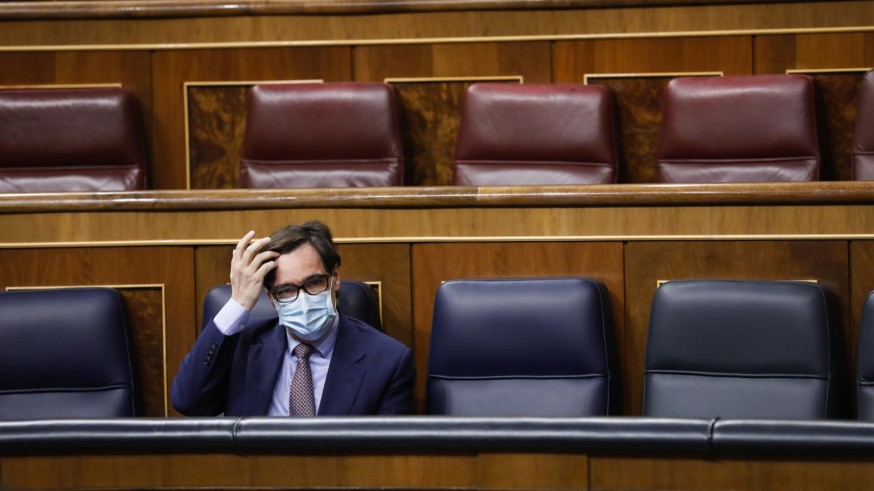 Illa durante su comparecencia este jueves en el Congreso