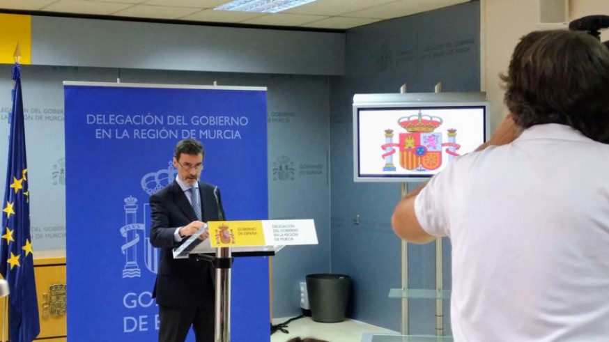El delegado del Gobierno, en su comparecencia ante los medios