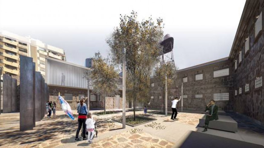Una de las imágenes del proyecto de rehabilitación de la Cárcel Vieja. JOSÉ BALLESTA
