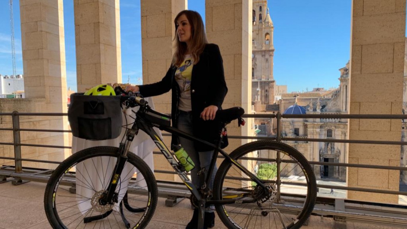 Rebeca Pérez ha presentado las nuevas iniciativas relacionadas con el uso de la bicicleta
