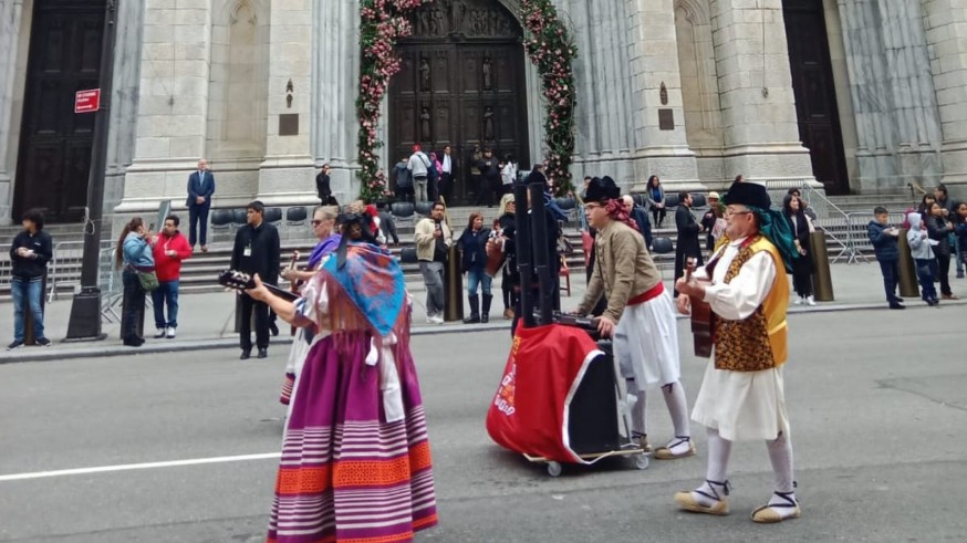 Monteagudo protagonista del desfile de la hispanidad en Nueva York