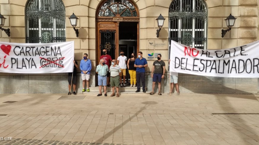 Colectivos vecinales contra la ubicación del CATE en El Espalmador de Cartagena