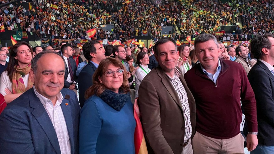 Diputados de Vox el pasado fin de semana en Vistalegre