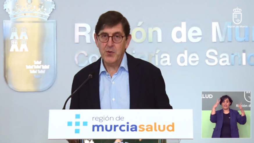 Manuel Villegas en su comparecencia telemática