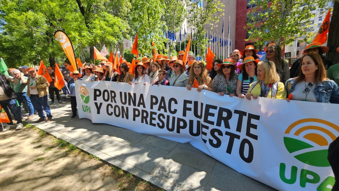 Agricultores de UPA piden en Madrid un presupuesto fuerte para la Política Agraria Común