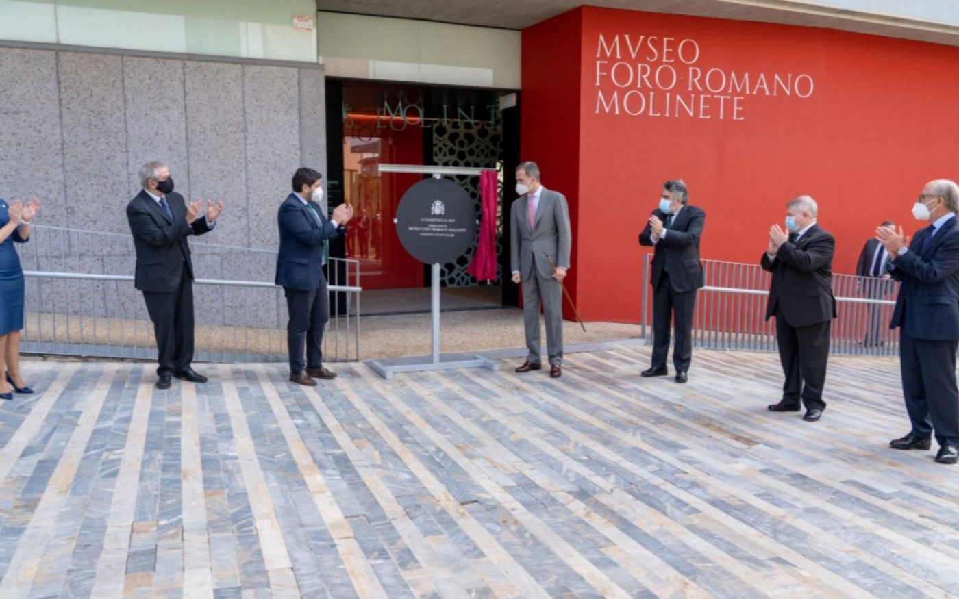 GALERÍA | Felipe VI inaugura el Museo Foro Romano Molinete en Cartagena