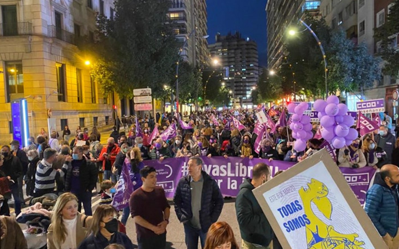 GALERIA DE IMÁGENES | Día del 8 de marzo en la Región de Murcia