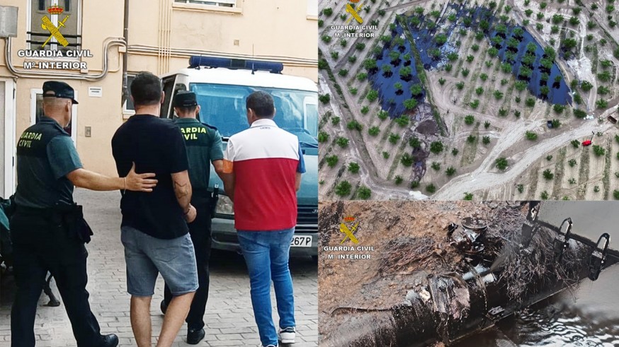 Tres detenidos por la manipulación de un oleoducto que originó un vertido en Calasparra