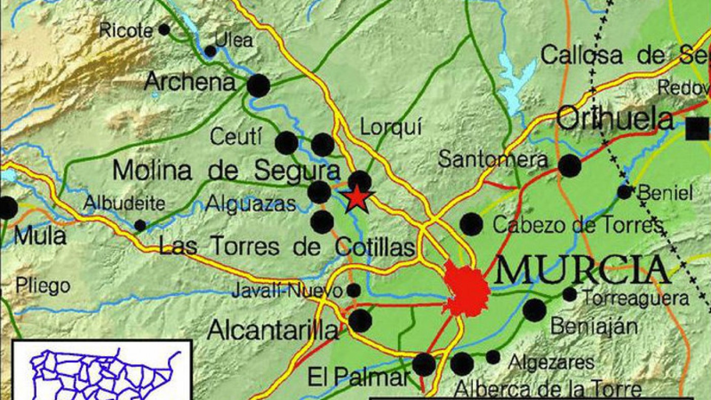 Terremoto con epicentro en Molina