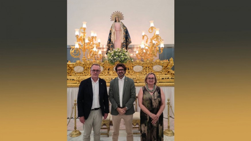 José Francisco Sánchez, el niño que cumplió el sueño de presidir el Paso Blanco de Lorca