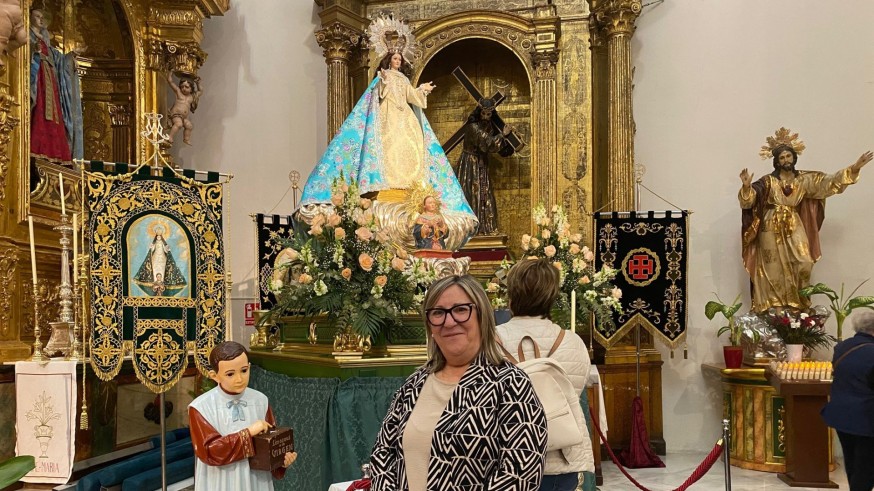 La Patrona de Calasparra recibe culto en San Miguel Arcángel de Murcia