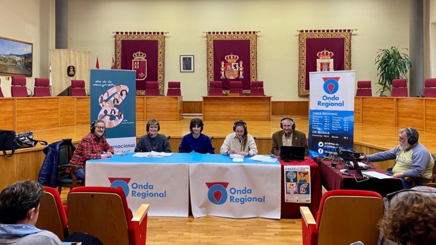 Carmen Ortín, Mª Isabel Pérez, Esther Castaño, Marien Ponce y Miguel Massotti