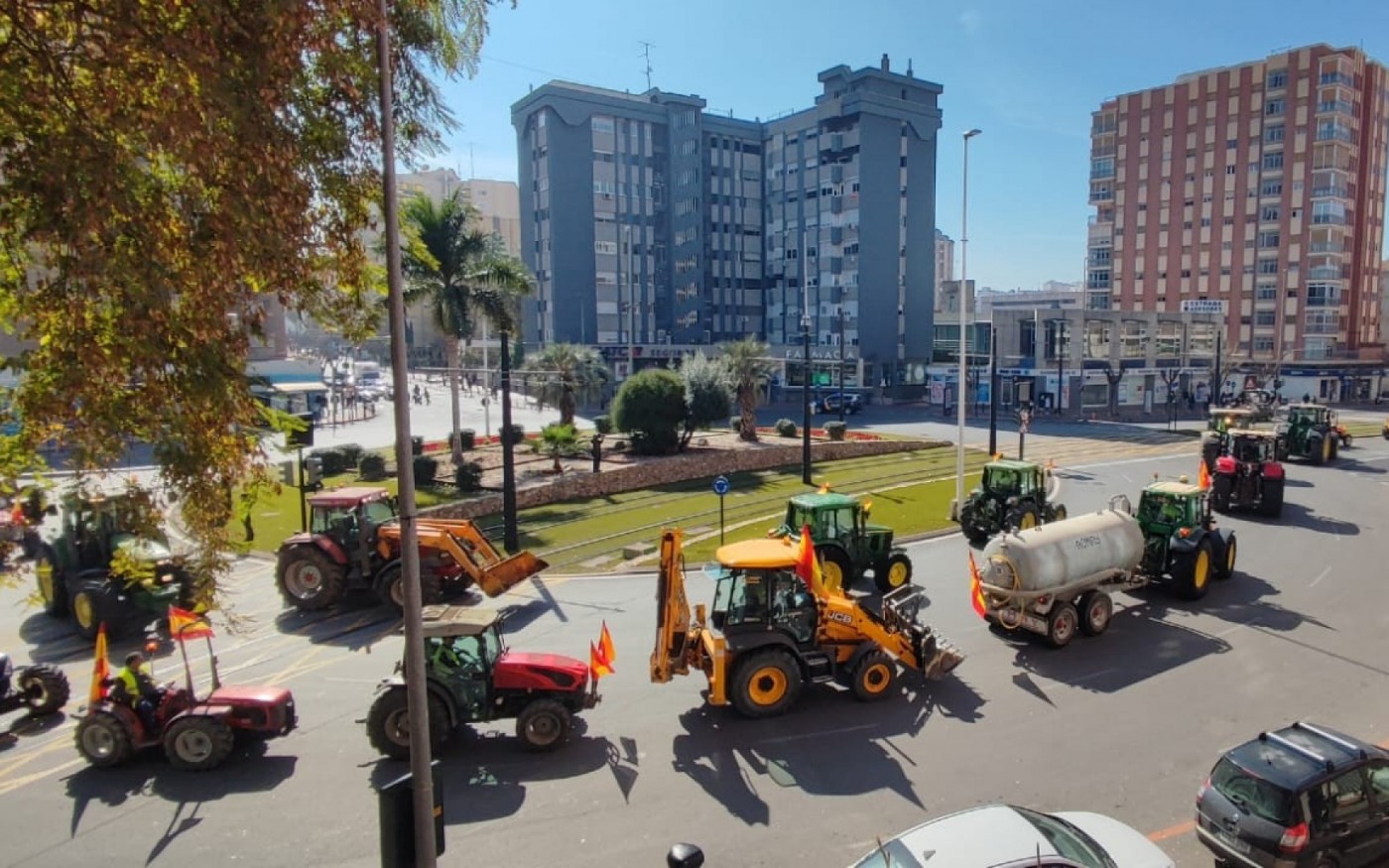 GALERÍA | La protesta de los agricultores en imágenes