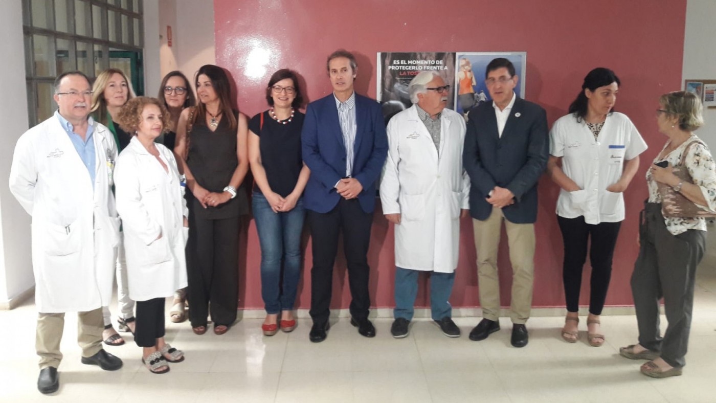 Villegas presenta la iniciativa de apoyo a la lactancia en el Centro de Salud de Puente Tocinos, ORM
