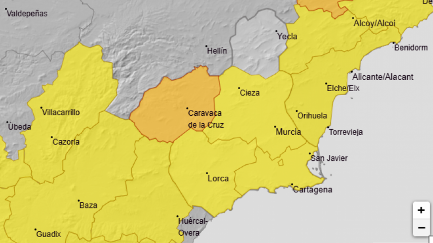 Aviso naranja por lluvias en el Noroeste