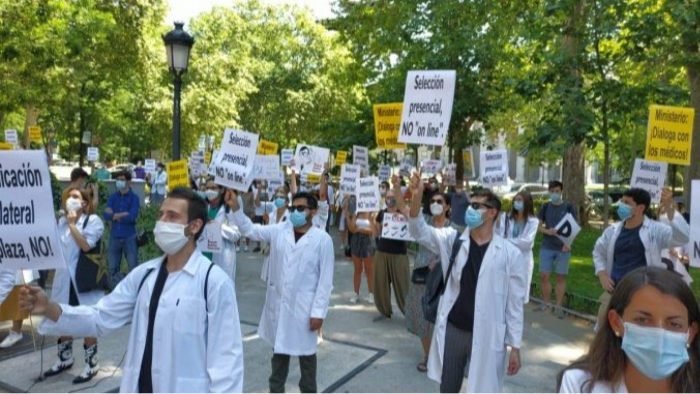 El sindicato médico se suma a la segunda jornada de huelga nacional este viernes