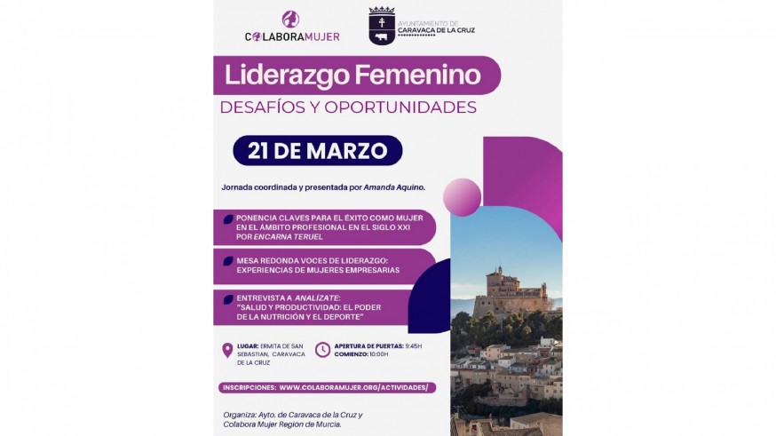 Jornada sobre liderazgo femenino en Caravaca