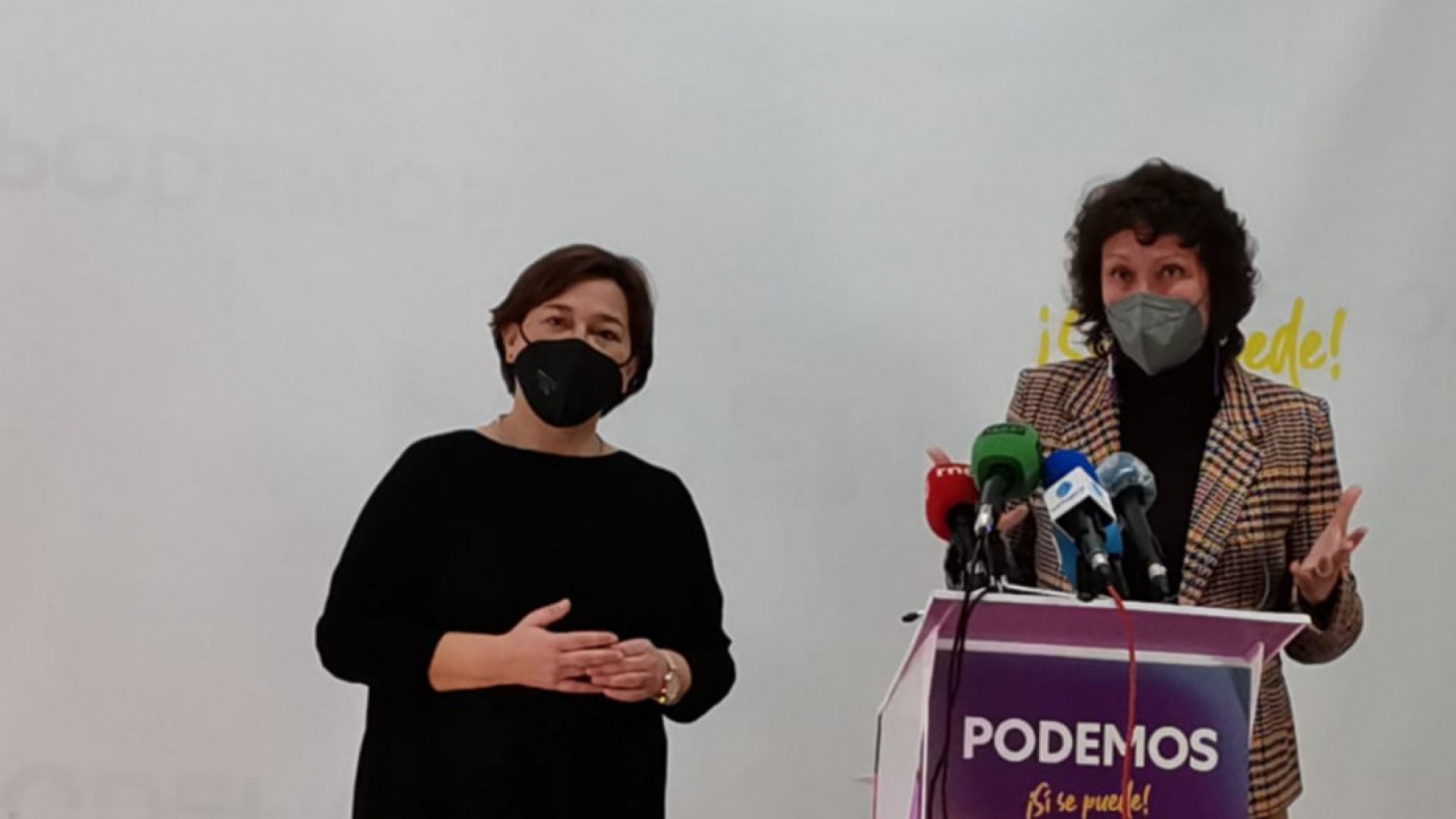 María Marín en rueda de prensa este lunes