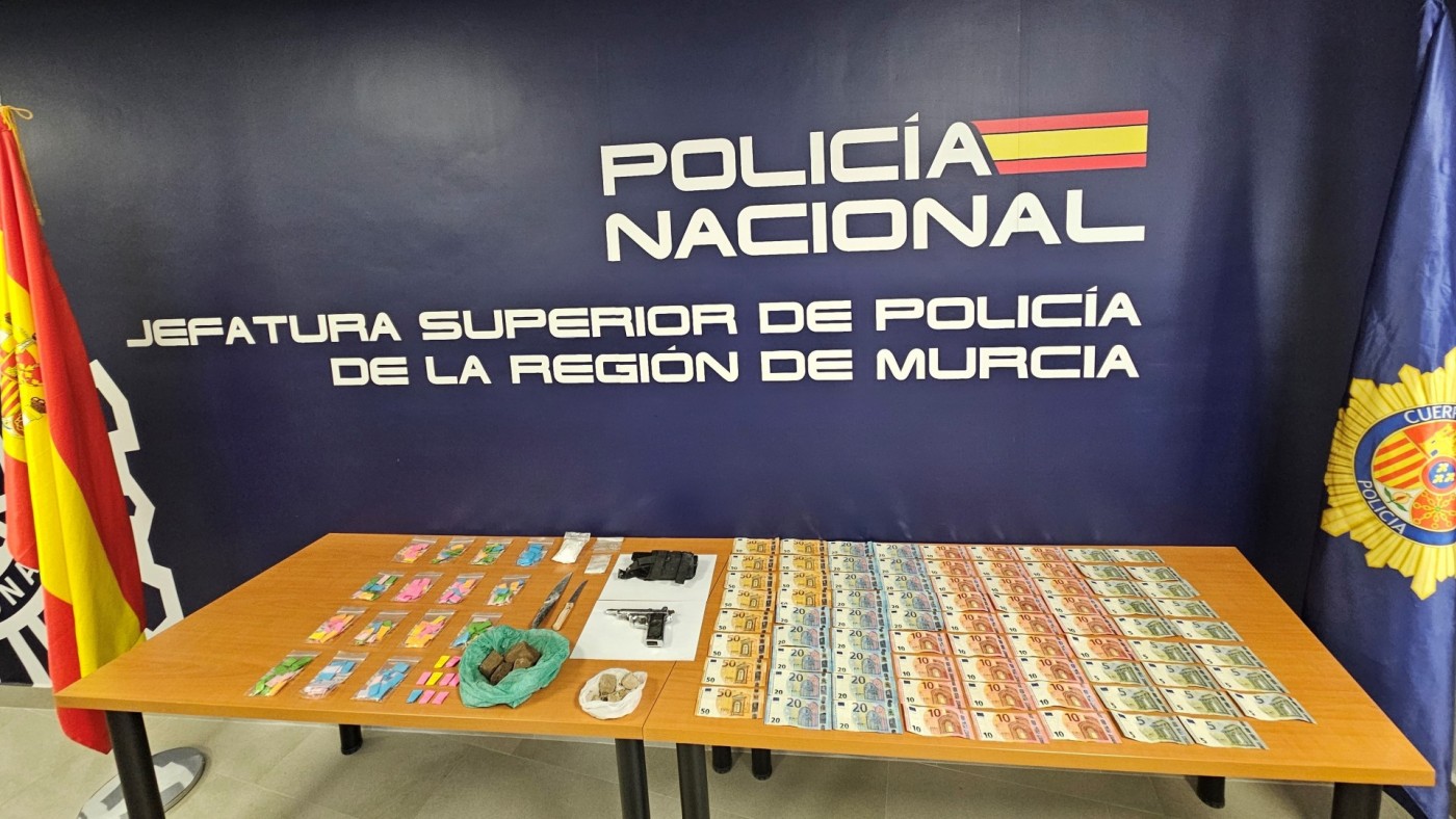 Desmantelado un punto de venta muy activo de droga en el polígono de La Paz de Murcia