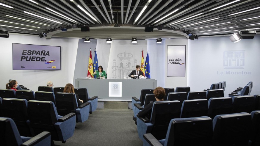 Rueda de prensa en moncloa